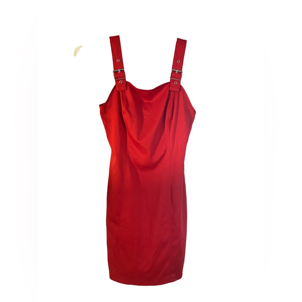 (NEW) Red Buckle Dress